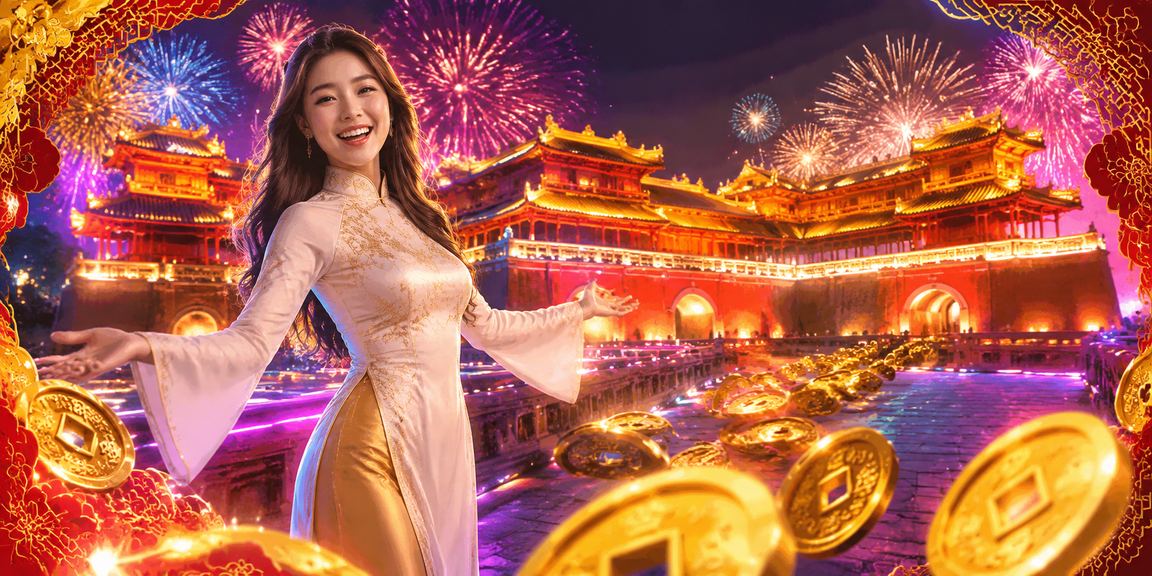 Màn hình hiển thị giao diện cá cược điện tử tại Huế với ánh đèn neon rực rỡ