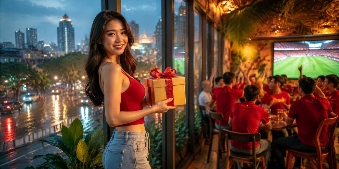 Không gian cá cược casino trực tuyến tại Việt Nam với giao diện hiện đại và ánh sáng năng động